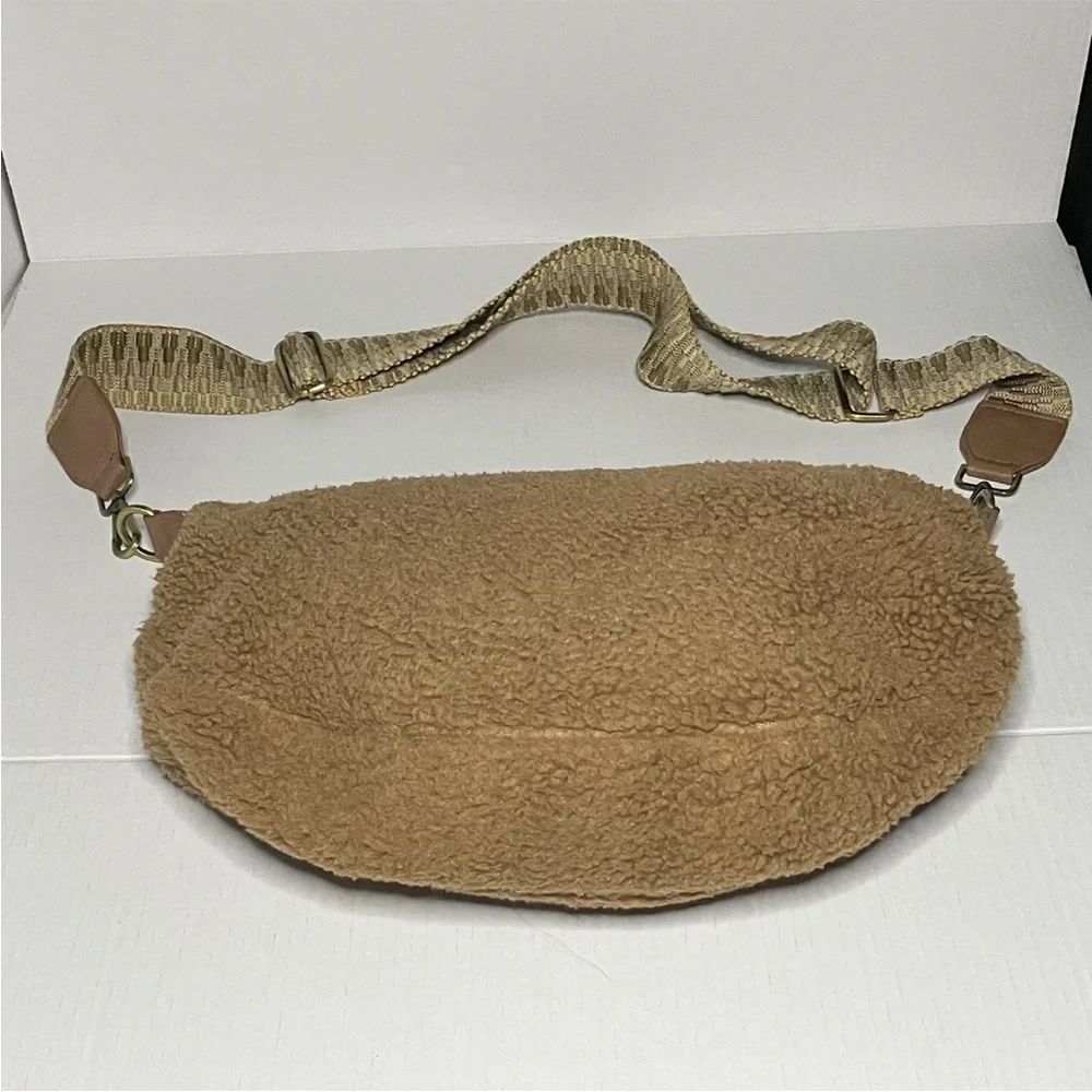 Anthropologie Sherpa Crossbody Bag